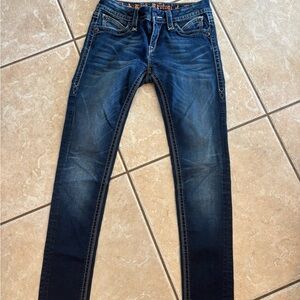 rock revival pearl skinny Jean